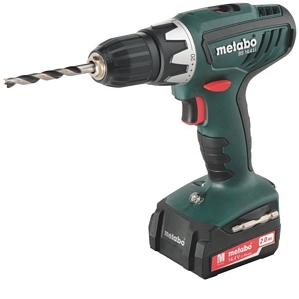 Metabo 14,4-Volt-Akku-Bohrschrauber BS 14.4 Li mit 2 Li-Power Akkus 14,4V/2,0 Ah